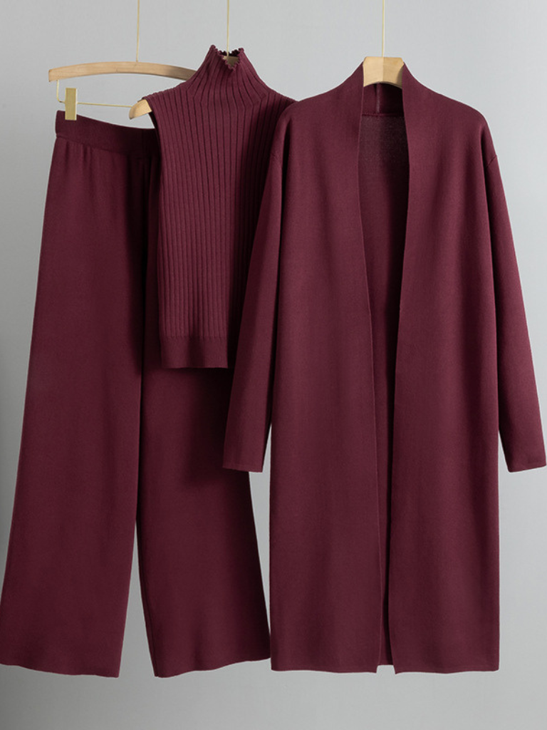REESE KNIT THREE-PIECE SET