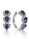 SEREN SAPPHIRE HOOP EARRINGS