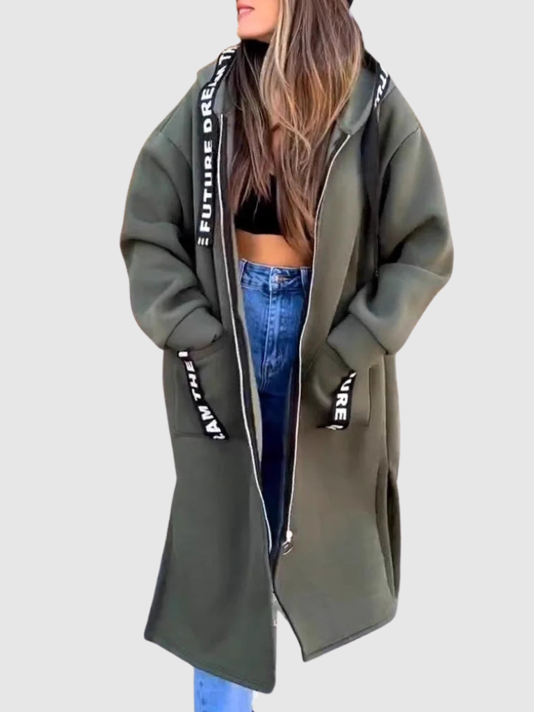 ELARA LONGLINE COZY HOODIE
