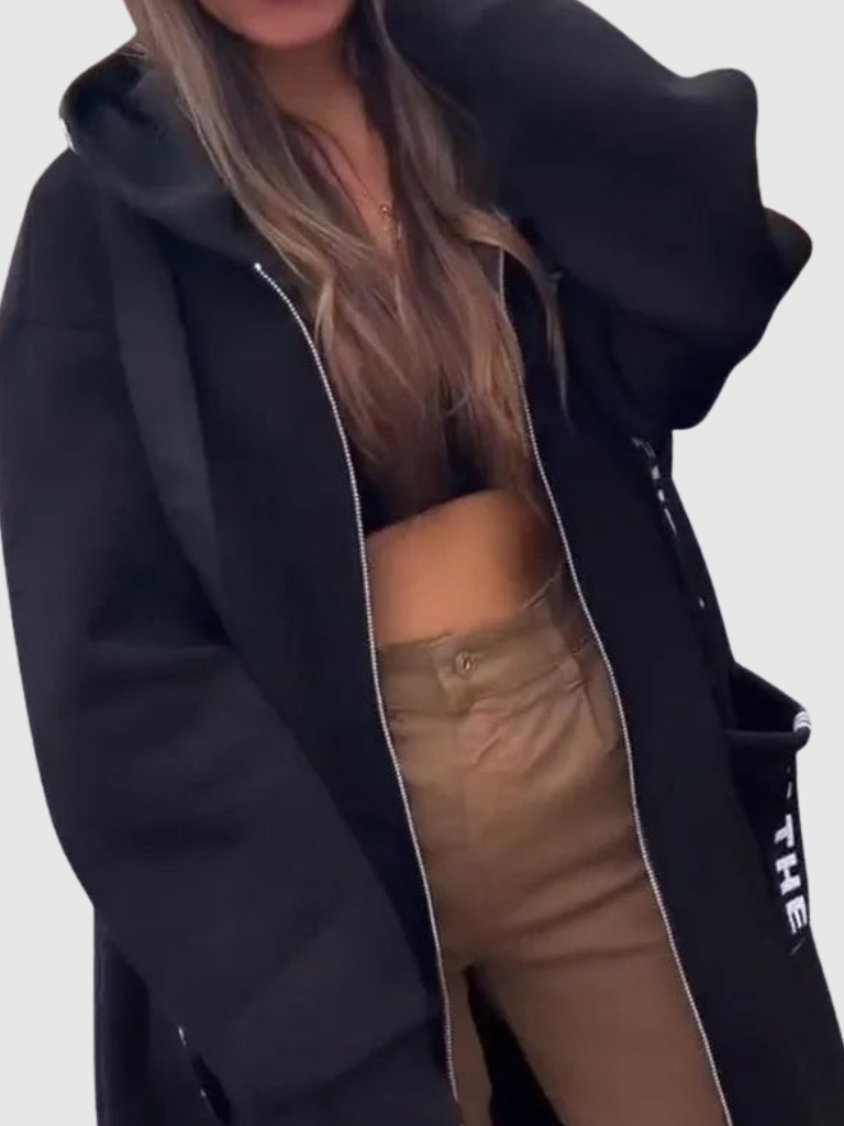 ELARA LONGLINE COZY HOODIE