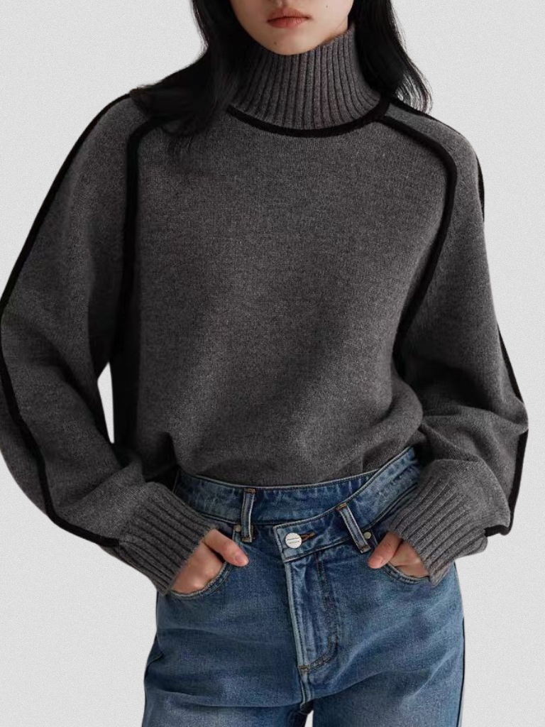 ELOISE CONTRAST SWEATER