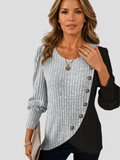 KAIA CASUAL KNIT LONGSLEEVE