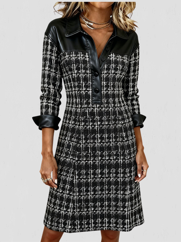 ABBEY TEXTURED MIDI DRESS