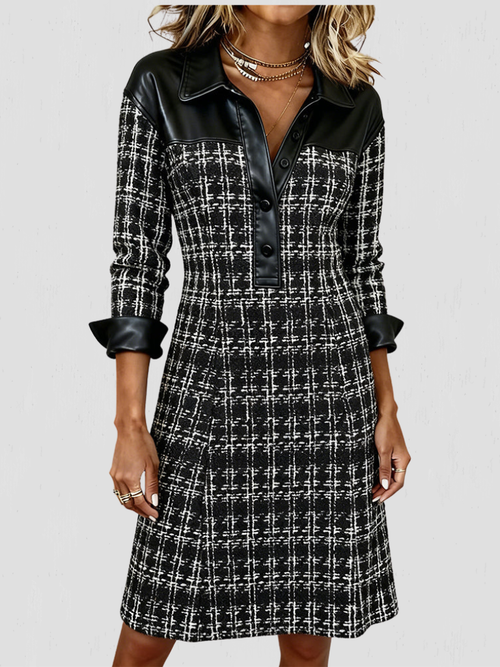 ABBEY TEXTURED MIDI DRESS
