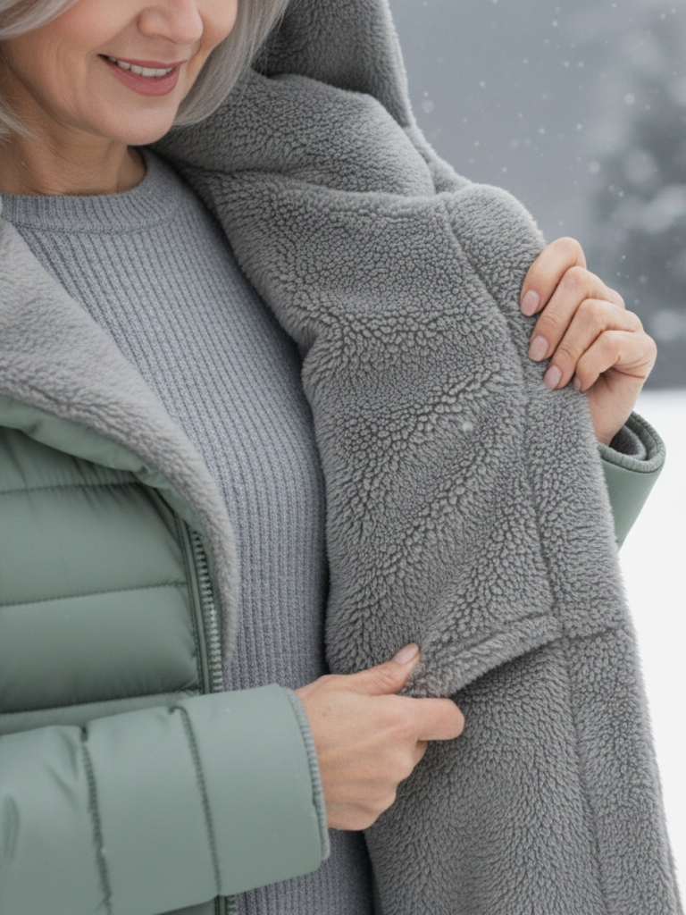 CLARA QUILTED HOODED WINTER COAT